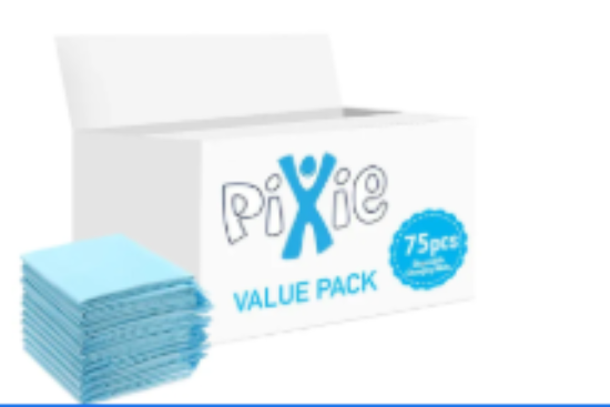 صورة Pixie - Disposable Changing Mats - 75pcs - Blue