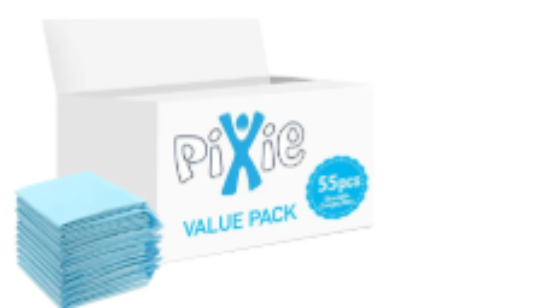 صورة Pixie - Disposable Changing Mats - 55pcs - Blue