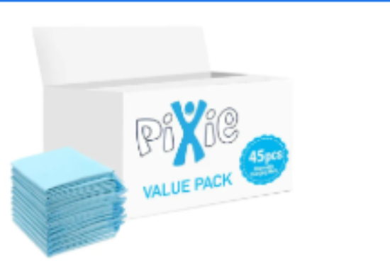 صورة Pixie - Disposable Changing Mats - 45pcs - Blue