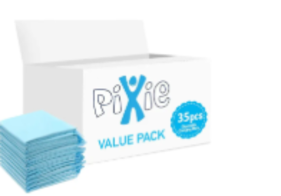 صورة Pixie - Disposable Changing Mats - 35pcs - Blue