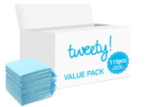 صورة Tweety - Disposable Changing Mats - 115pcs - Blue