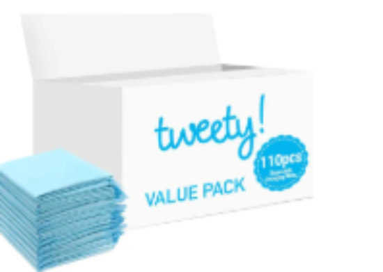 صورة Tweety - Disposable Changing Mats - 110pcs - Blue