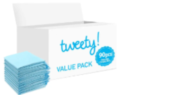 صورة Tweety - Disposable Changing Mats - 90pcs - Blue