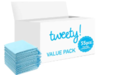 صورة Tweety - Disposable Changing Mats - 55pcs - Blue