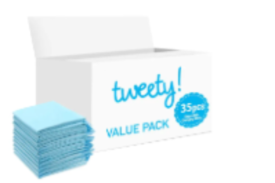 صورة Tweety - Disposable Changing Mats - 35pcs - Blue