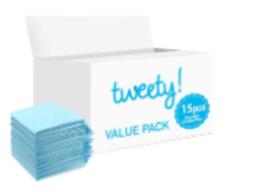 صورة Tweety - Disposable Changing Mats - 15pcs - Blue