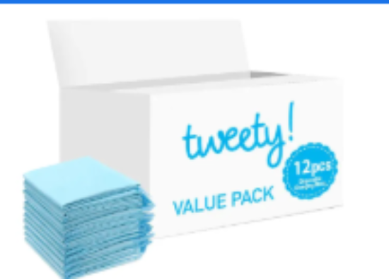 صورة Tweety - Disposable Changing Mats - 12pcs - Blue