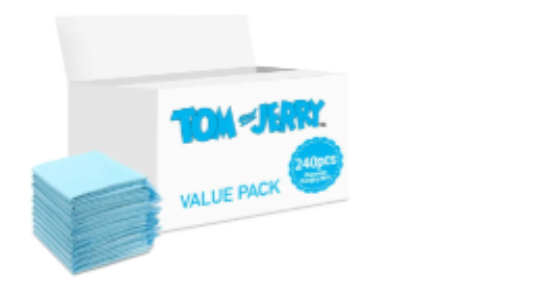 صورة Tom&Jerry - Disposable Changing Mats, 240 Counts-Blue