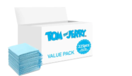 صورة Tom&Jerry - Disposable Changing Mats, 225 Counts-Blue