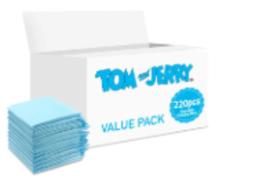 صورة Tom&Jerry - Disposable Changing Mats, 220 Counts-Blue