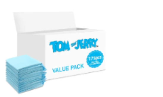 صورة Tom&Jerry - Disposable Changing Mats, 175 Counts-Blue
