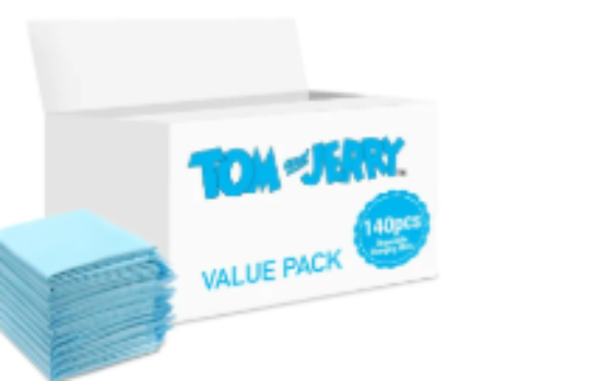 صورة Tom&Jerry - Disposable Changing Mats, 140 Counts-Blue