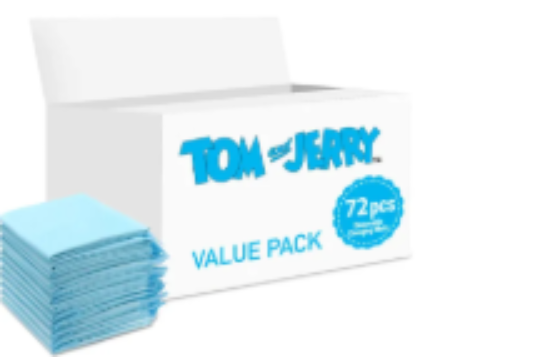 صورة Tom&Jerry - Disposable Changing Mats, 72 Counts-Blue