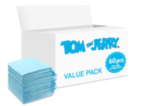 صورة Tom&Jerry - Disposable Changing Mats, 60 Counts-Blue