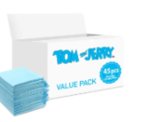 صورة Tom&Jerry - Disposable Changing Mats, 45 Counts-Blue