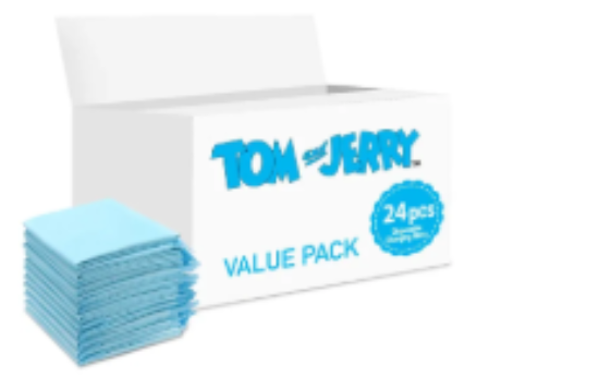 صورة Tom&Jerry - Disposable Changing Mats, 24 Counts-Blue