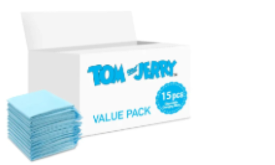 صورة Tom&Jerry - Disposable Changing Mats, 15 Counts-Blue