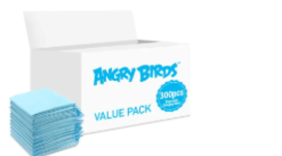 صورة Angry Birds - Disposable Changing Mats, 300 Counts-Blue