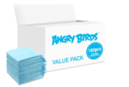 صورة Angry Birds - Disposable Changing Mats, 180 Counts-Blue