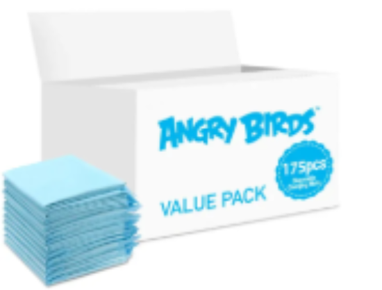 صورة Angry Birds - Disposable Changing Mats, 175 Counts-Blue