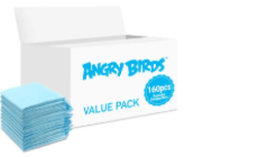 صورة Angry Birds - Disposable Changing Mats, 160 Counts-Blue