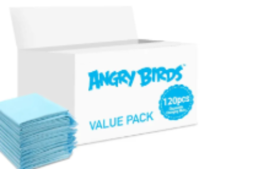 صورة Angry Birds - Disposable Changing Mats, 120 Counts-Blue