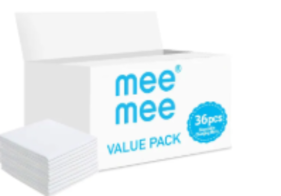 صورة Mee Mee - Disposable Changing Mats, 36 Counts-White