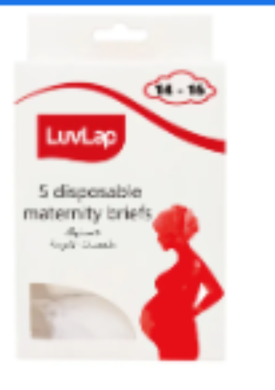 صورة Luvlap - Disposable Maternity Brief Size 14-16