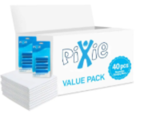 صورة Pixie - Changing Mats 40 + Pack Of 2 Refill Blue 120 Nappy Bags