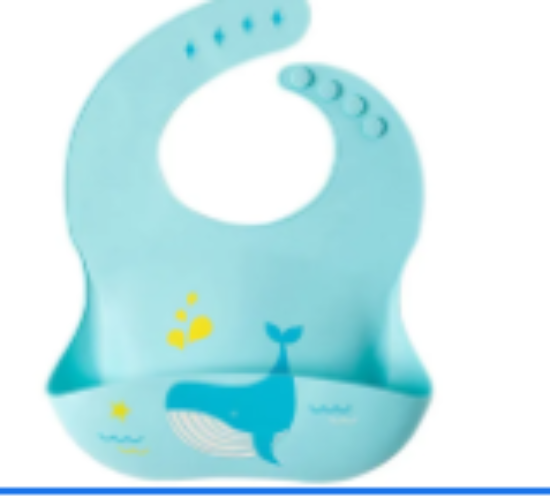 صورة Pixie Baby - Silicone Bibs - Whale