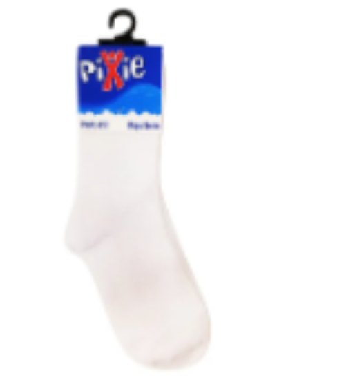 صورة Pixie - Bamboo Cotton Socks (Pack of 2) - White 2-4y