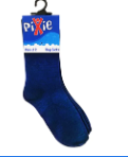 صورة Pixie - Bamboo Cotton Socks (Pack of 2) - Blue 2-4y