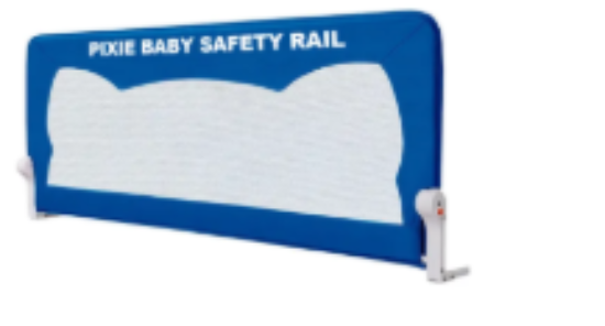 صورة Pixie - Baby Safety Bed Rail, (102x35x42) 1 Unit  - Blue
