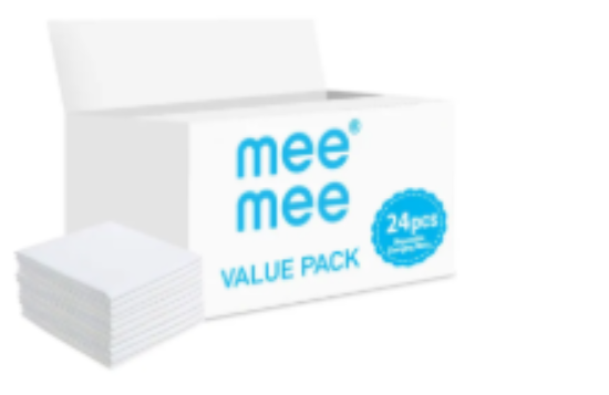 صورة Mee Mee - Disposable Changing Mats, 24 Counts-White