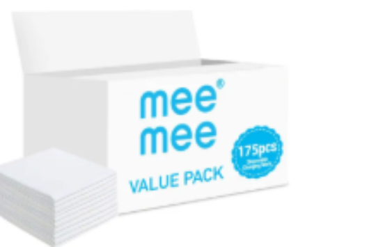 صورة Mee Mee - Disposable Changing Mats, 175 Counts-White