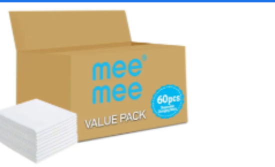 صورة Luvlap - Disposable Changing Mats, 95 Counts-White