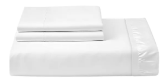 صورة Story@Home - Double Bedsheet W/ 2 Pillow Cover, White/Brown