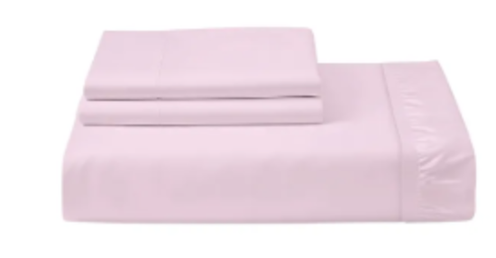 صورة Story@Home - Double Bedsheet With 2 Pillow Cover, Pink/Brown