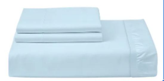 صورة Story@Home - Double Bedsheet W/ 2 Pillow Cover, Grey/Orange