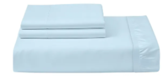 صورة Story@Home 1 Double Bedsheet W/ 2 Pillow Cover, Red/Blue