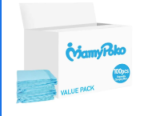 صورة MamyPoko - 100pcs Disposable Changing Mats Value Pack