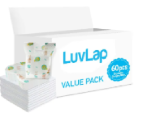 صورة Luvlap - Changing Mats + Bibs 120pc - Set
