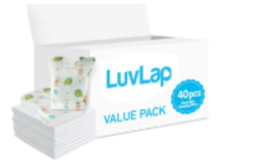 صورة Luvlap - Changing Mats + Bibs 80pc - Set