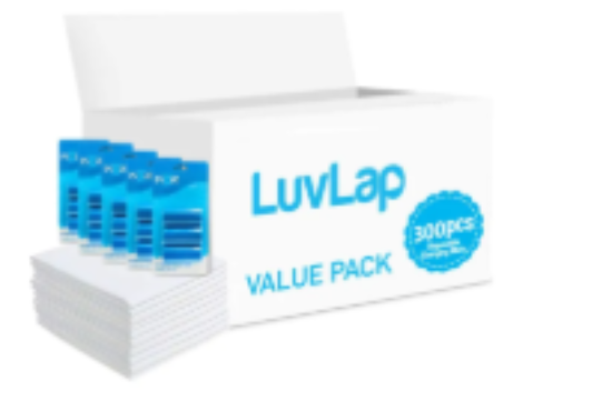 صورة Luvlap - Changing Mats 300 + Pack Of 5 Refill Blue 300 Nappy Bags