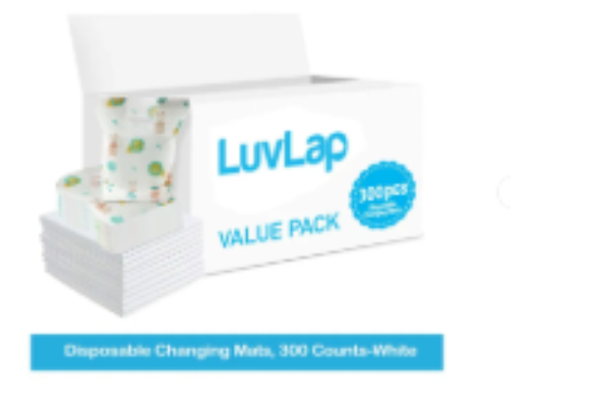 صورة Luvlap - Changing Mats + Bibs 600pc - Set