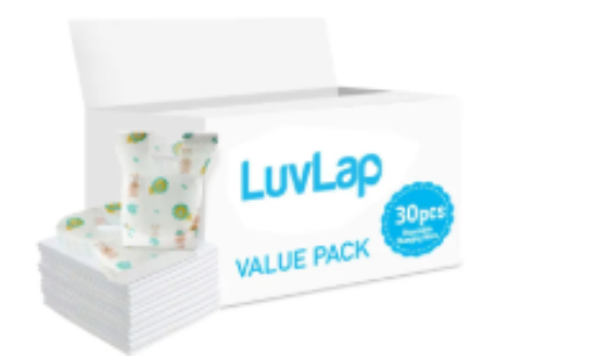 صورة Luvlap - Changing Mats + Bibs 60pc - Set