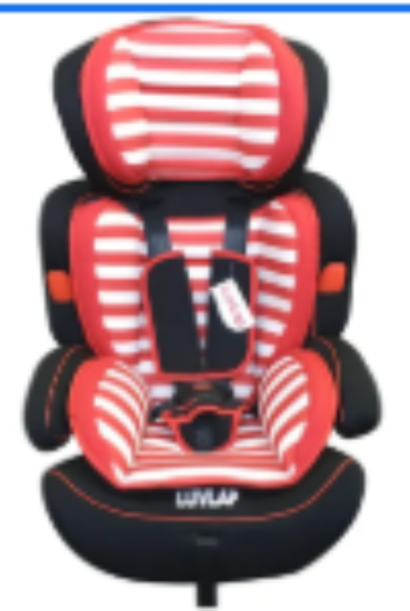 صورة Luvlap - Child Car Seat Multi-Adjustable - Red