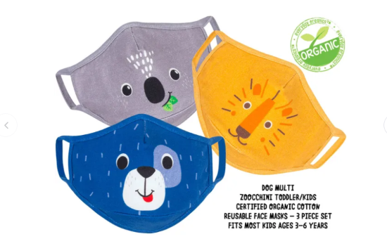 صورة Swayam - Kids Reusable Cloth Face Mask - Panda_3-7y