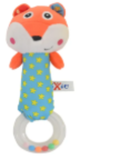 صورة Pixie - Baby Fox Rattle Toy