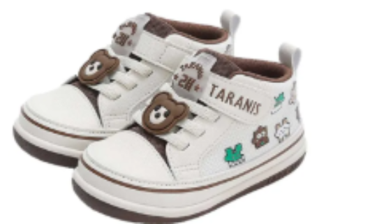 صورة Smurfs - Baby Crochet Shoes - White & Brown - 6-9 M